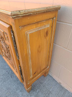 Modern regency wood console Media entryway buffet sofa sideboard table