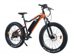 Black Orange Phantom Warrior Off-Road Electric Bike for Adult Commuter