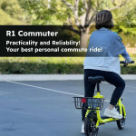 Black Electric Scooter Bike for Adults Commuter around the area