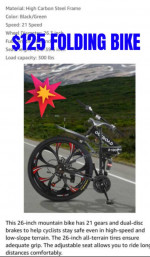AWESOME FOLDING BIKE
