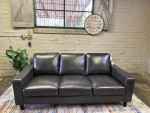 New Modern Leather Sofa (Delivery Available)