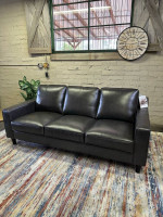 New Modern Leather Sofa (Delivery Available)
