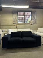 BoConcept Modern Black Sofa (Delivery Available)