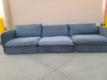 Sixpenny Neva polyfilled sectional couch sofa black pepper