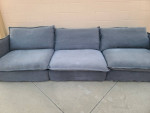 Sixpenny Neva polyfilled sectional couch sofa black pepper
