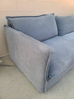 Sixpenny Neva polyfilled sectional couch sofa black pepper
