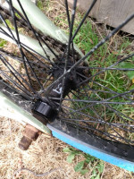 HARO Backtrail X2 bicycle w/14mm axles + NEW set of decals