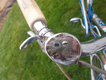 1959 Schwinn Traveler 3-Speed Generator Lights ( Super Nice Original )