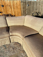 ๐ FREE DELIVERY ! Gorgeous Century N.C. Beige Down Feather Sectional Sofa