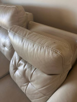 Beautiful electric recliner(s) leather sofa