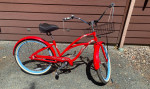 Women’s beach cruiser bike