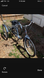 Cool looking 3 wheeler schwinn bicycle