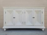 Modern regency wood console Media entryway buffet sofa sideboard table