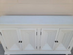 Modern regency wood console Media entryway buffet sofa sideboard table