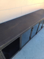 Modern mental console Media entryway buffet sofa sideboard table
