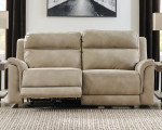 NEXT GEN DURAPELLA Power Reclining Sofa w/Adjustable Headrest