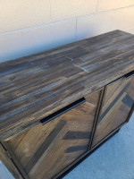 Modern regency wood console Media entryway buffet sofa sideboard table