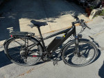 Juiced CCX 750 w CrossCurrent e bike, carbon seat post, Brooks seat