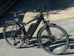 Juiced CCX 750 w CrossCurrent e bike, carbon seat post, Brooks seat