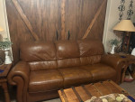 Leather sofa/couch