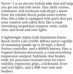 2022 Trek Verve + 2 Electric Hybrid e bike