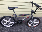 20"INCHES RARE VINTAGE HUFFY RACING BMX BIKE,STU THOMSEN EDITION