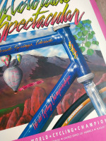 Vintage World Cycling Poster 1986