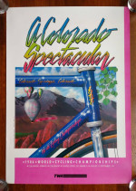 Vintage World Cycling Poster 1986