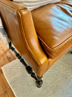 Leather Courting Bench / Leather sofa