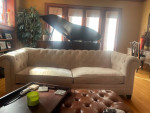 Sofa abd Loveseat, Cream/White, great Condition