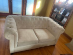 Sofa abd Loveseat, Cream/White, great Condition