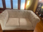 Sofa abd Loveseat, Cream/White, great Condition