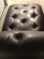 Faux Leather Chaise Lounge/Longue/Reclining Sofa Chair