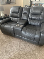 2piece recliner sofa power. Usb ports