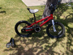 Royal baby kids bike with training wheels