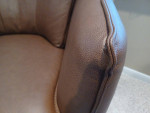 Leather Swivel Chair and Sofa