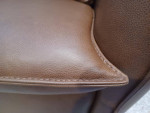 Leather Swivel Chair and Sofa