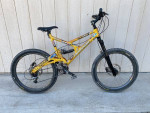 Vintage full suspension Cannondale Gemini 1000 mountain bike