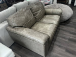Leather love seat & sofa