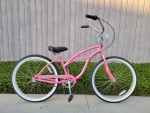 NEW Firmstrong Urban 3 Speed Ladies Step Thru Pink Beach Cruiser Bike