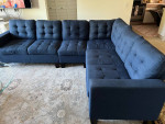 3 pieces sectional sofa coach set “excellent condition