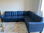 3 pieces sectional sofa coach set “excellent condition