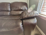 Leather Recliner Sofa