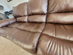 Leather Recliner Sofa