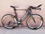 Specialized Shiv TT Full carbon Zipp 808 carbon Wheels