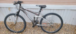 2 bikes and a trail along bike