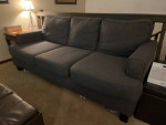 Grey sofa/gray couch