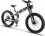 White Ebike Foldable Electric Bike Adults 750W Motor, 12AH Removable 4
