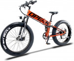 White Ebike Foldable Electric Bike Adults 750W Motor, 12AH Removable 4