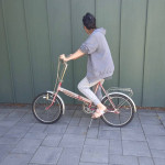 Vintage Montgomery Ward Folding auto-mini bicycle